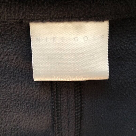 Nike Golf Black Full Zip Fleece Jacket- Size Medium - Picture 2 of 8